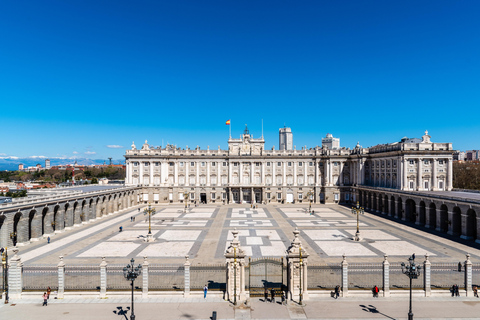 Guided visit of the Royal Palace of Madrid and Royal Gardens with entrance fee included.