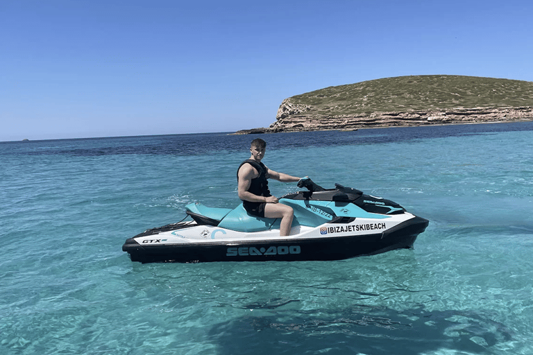 Ibiza: noleggio moto d'acqua di 20 minuti senza patente Cala Bassa IbizaIbiza: noleggio moto d'acqua per 20 minuti senza patente
