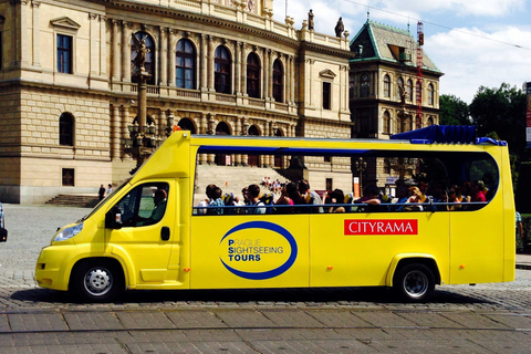 Dalla Città Vecchia: tour in autobus di 2 ore di Praga con le principali attrazioni turistichePraga informativa in autobus - 2 ore