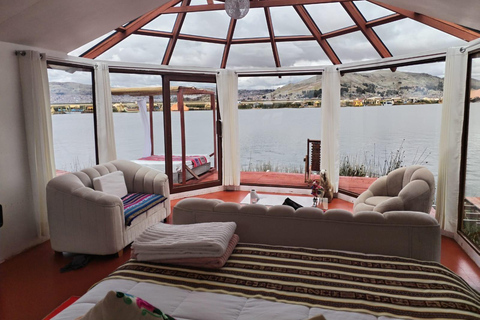 Lake Titicaca Lodge Hotel + Full Day Uros and Taquile Excursion Hotel Lodge Lake Titicaca + Full Day Excursion to Uros and Taquile