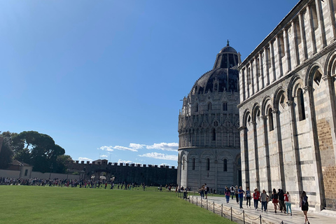 Florens och Pisa med tillgång till Lutande tornet från Rom