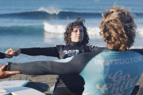 AÇORES: Aula de surf para principiantes