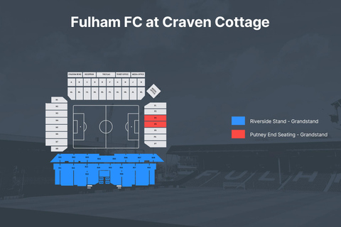London: Fulham FC Football Game at Craven Cottage Matchday Plus - Grandstand