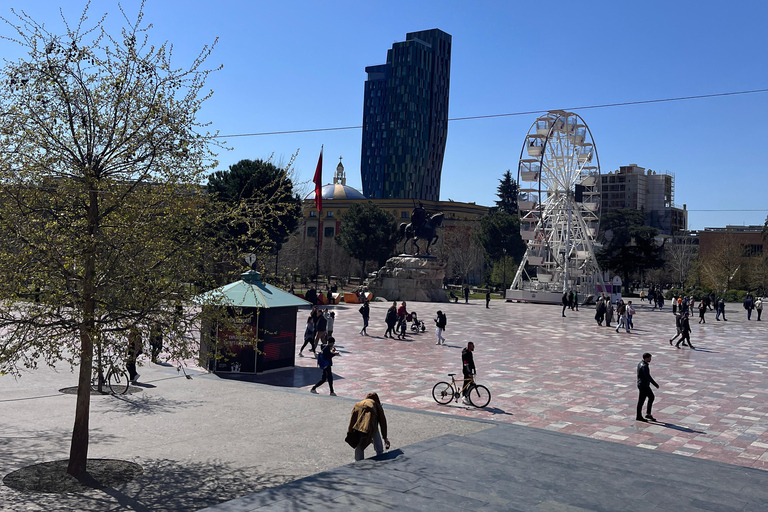 Tirana: Walking Tour with Air Albania Stadium VIP Sky Box