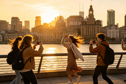 Shanghai: 4h Private City Tour, EN DE FR IT RU Local Guide Shanghai: 4h Private Tour with Italian Local Guide