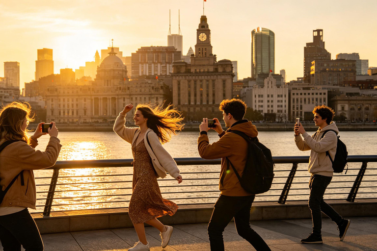 Shanghai: 4h Private City Tour, EN DE FR IT RU Local Guide Shanghai: 4h Private Tour with Italian Local Guide