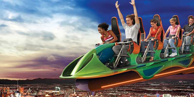 Las Vegas : Tour STRAT - Admission aux attractions à sensations fortes