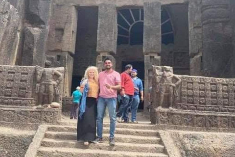 Mumbai: Kanheri Caves, Pagoda & Gorai Beach Tour