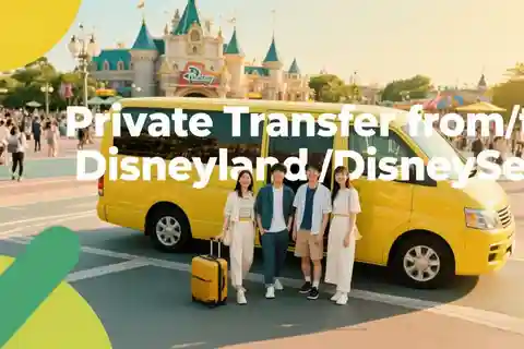 Tokyo: Hotel Transfer to/from Tokyo Disneyland or DisneySea
