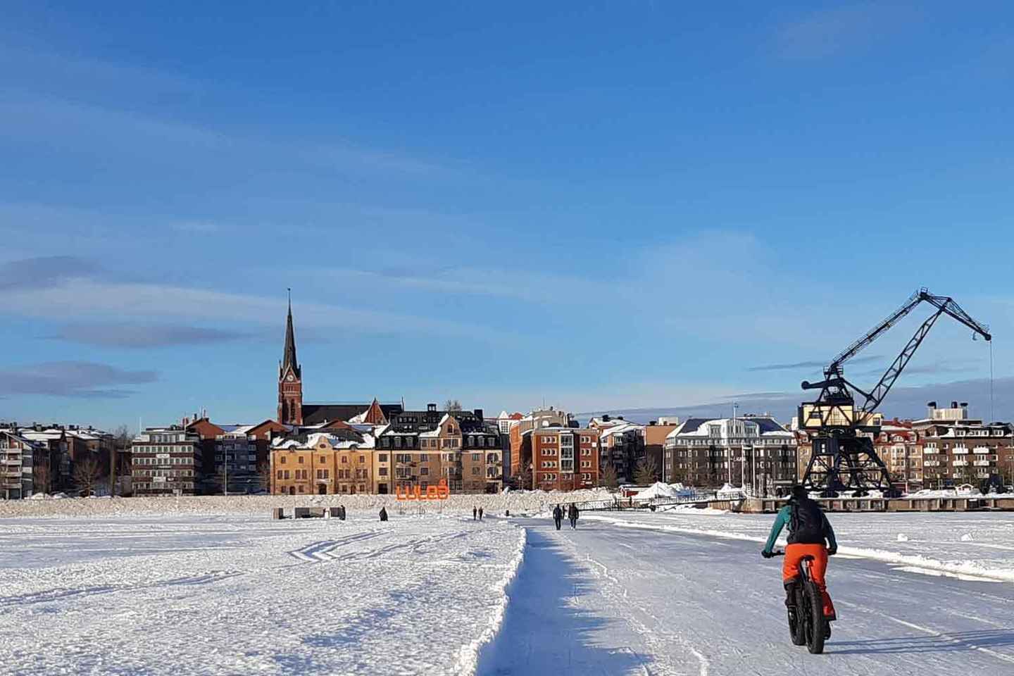 Luleå: Fatbike Rental, explore Luleå like a Local!