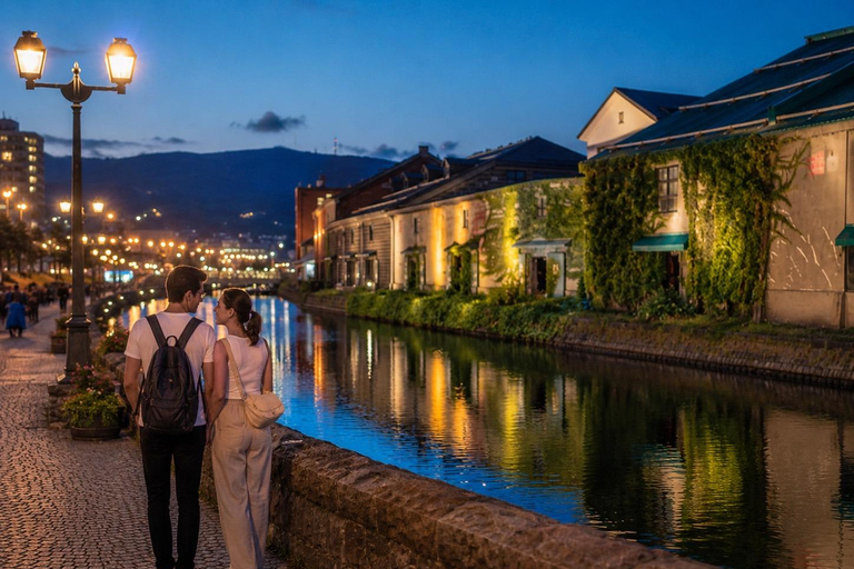 Sapporo: Otaru Canal Private Walking Tour with Photos