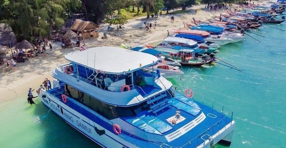Koh Madsum & Koh Tan Catamaran with Slide