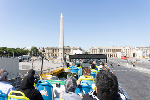 Paris: Hop-on Hop-off Bus Tour &amp; Seine Cruise Bundle Tour1-Day Bus Pass and 1-Hour Seine River Cruise