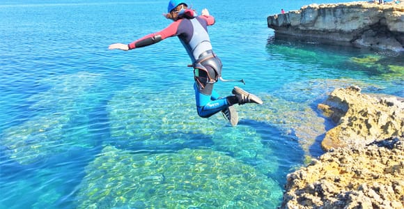 Alcudia: Coasteering Klippenspringen