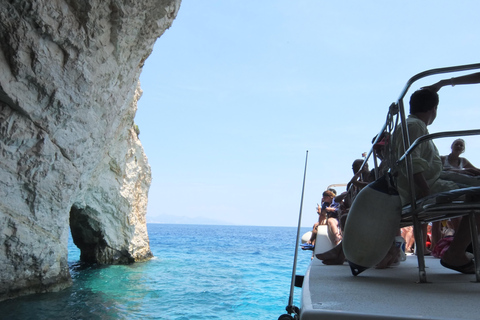 Zante: Spiaggia del Naufragio, Grotte Blu e Tour delle Grotte di Xigia