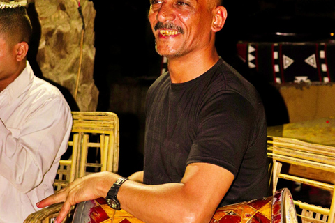 From Cairo: Desert night, Bedouin dinner, coffee & show