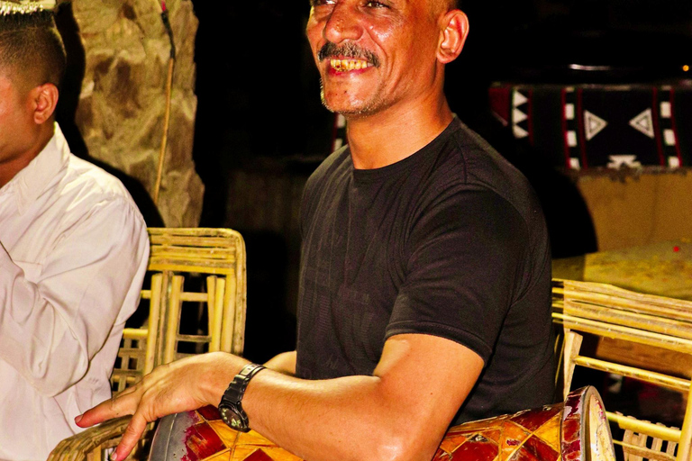 From Cairo: Desert night, Bedouin dinner, coffee & show