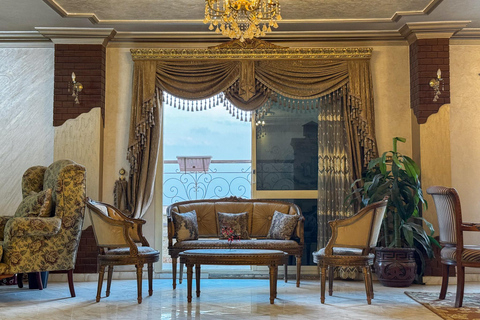 Marsa Alam: Cairo 2-Day Tour with Luxury Pyramids View Stay Day 1 Pyramids & GُEM Day 2 Memphis, Saqqara & Old Cairo