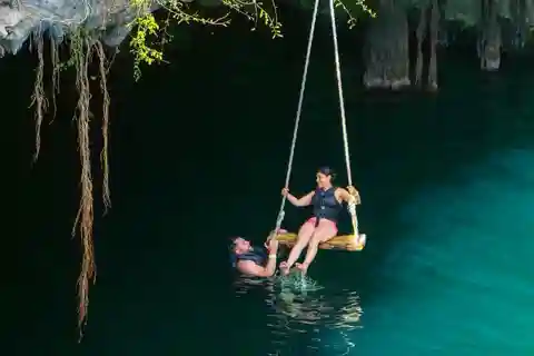 4X1 Tour: Coba and Tulum Ruins, Cenote and Playa del Carmen