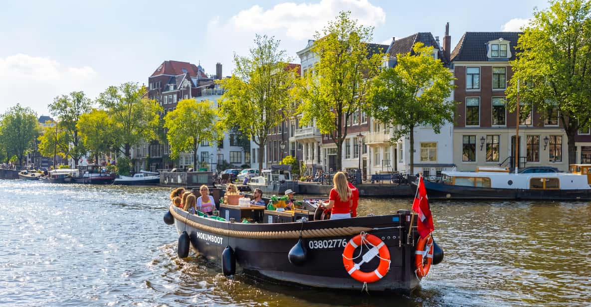 Afbeelding 7 van Amsterdam: grachtenrondvaart met gids en drankjesoptie