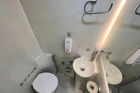 From Kathmandu to Pokhara Jagadamba VIP Sofa Bus.