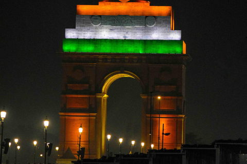 Nueva Delhi: tour nocturno de la ciudad