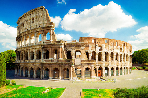 Roma: Coliseu, Fórum e Monte Palatino: tour imperial guiadoTour guiado por um guia alemão e acesso à Arena