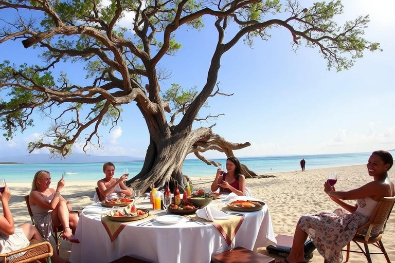 Zanzibar: Safari Blue dagvullende tour met lunch en transfer