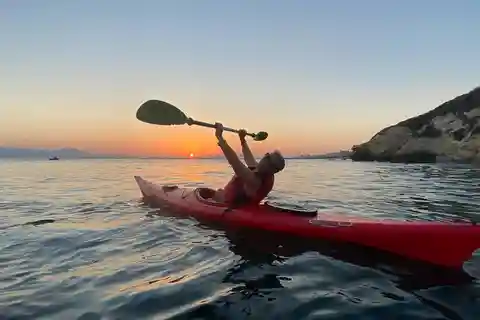 Sunset kayak tour Sella del diavolo