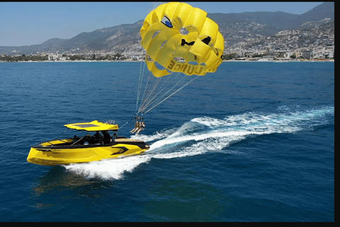 Santorini: Parasailing ervaringPerissa,Perivolos,St.George