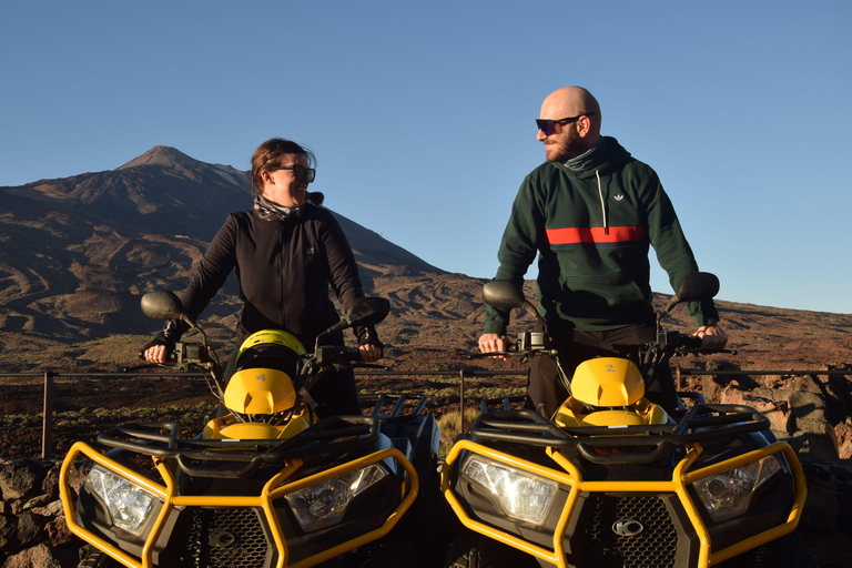 Tenerife : excursion en quad au coucher du soleil dans le parc national du Teide2 personnes sur 1 quad (double)