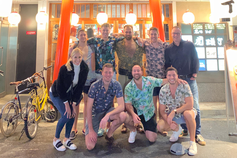 大阪：深度美食之旅和难波酒吧之旅不包括费用的团队游