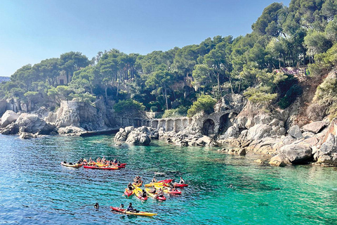 Caiaque e mergulho com snorkel em Playa de Aro, Costa Brava