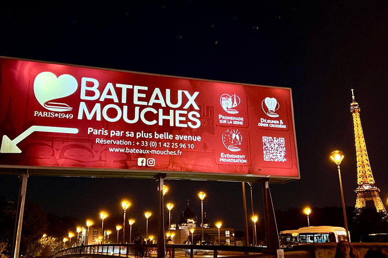Paris: Evening Lights Cruise with Legendary Bateaux-Mouches