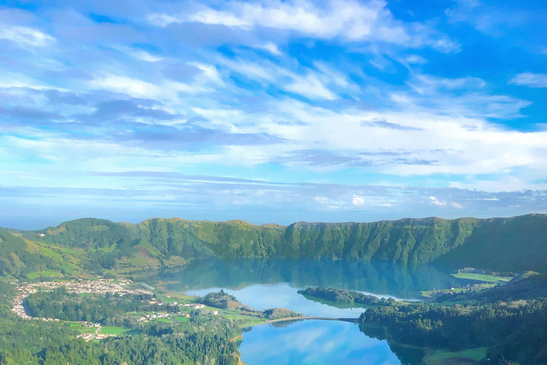 Hela dagen: Sete Cidades, Lagoa do Fogo och Ribeira Grande