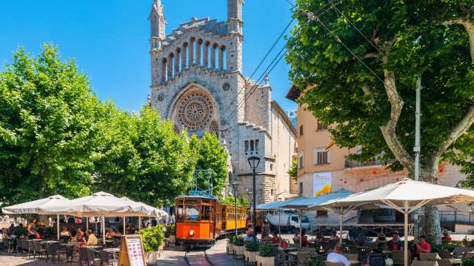 Mallorca: Island Tour with Boat, Tram & Train from the South