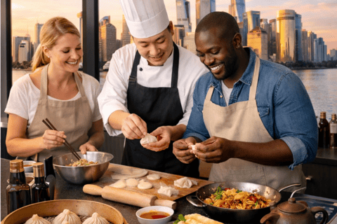 Shanghai: Food-Making Class and M50 Art District Tour Xiaolongbao Cooking Experience Private Course