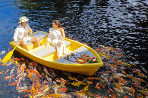 Ubud: Crucero fotográfico romántico privado con comida y bebidaMenú normal