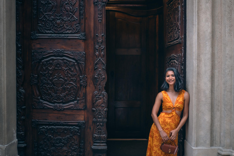 Foto di strada nelle vie più belle di Budapest