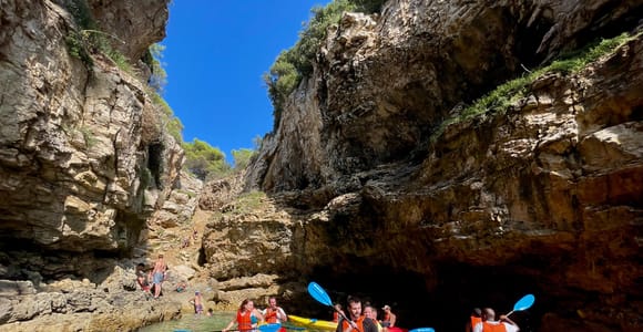 Pula: Cave, Canyon and Island Kayak Tour Snorkel&Explore