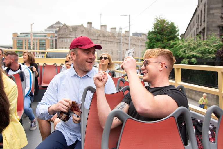 Dublin: Big Bus Hop-On, Hop-Off Tour with Live Guide48-Hr Hop on/off &amp; Walking Tour, Coastal Tour &amp; Night Tour