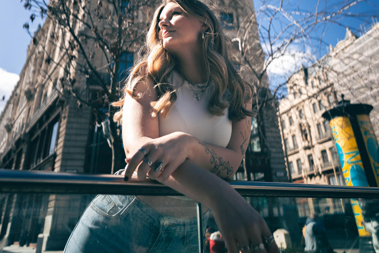 Foto di strada nelle vie più belle di Budapest