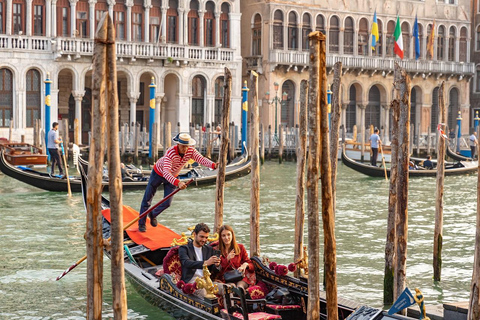 Venice: Gondola Ride Along Grand Canal and Hidden Corners Shared Group Gondola Ride