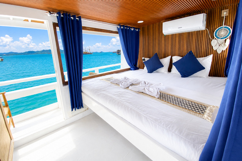 Labuan Bajo: 3-Day Komodo Sailing Ocean View Cabin All Fees Standard Boat | Sharing Room Ocean View | Tiket not Included