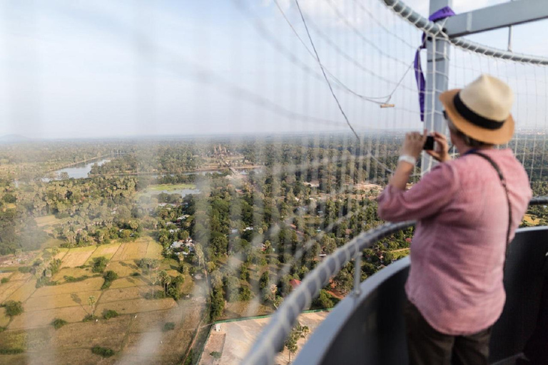 Przejażdżka balonem Angkor o wschodzie lub zachodzie słońca i odbiór i transport powrotny