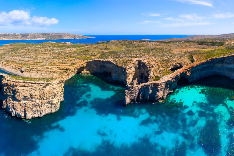 St. Julian's: Comino Blue Lagoon Sunset Cruise by Speedboat Departure at 6:30 PM