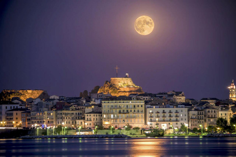 Kavos: Corfu Old Town Night Tour with Transfer