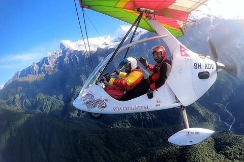 Depuis Pokhara : Vol ultra léger au-dessus de l'Himalaya