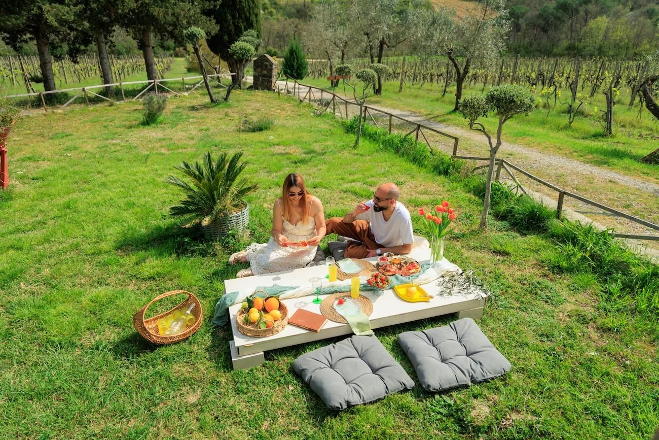 Greve in Chianti: Chic-Nic-Picknick im Weinberg