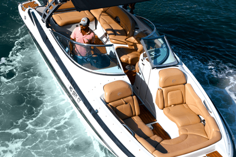 Miami Beach: Spektakularna wycieczka łodzią po piaszczystej plaży i Skyline6-godzinna prywatna wycieczka łodzią po wyspie Miami i piaszczystej plaży